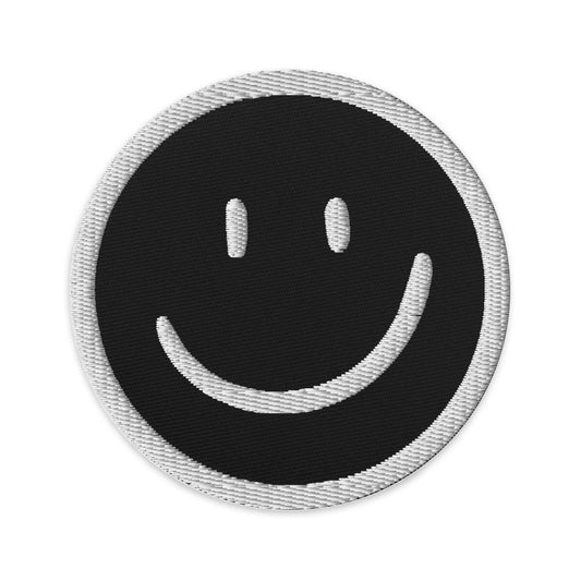 Smile Embroidered patches