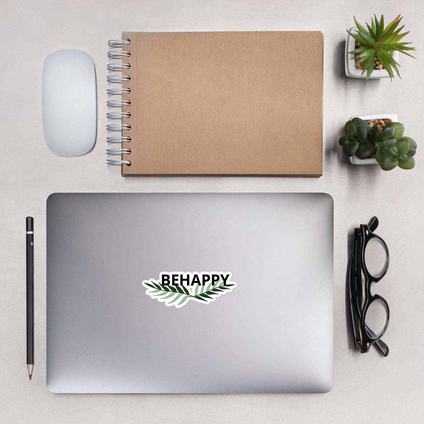 Be Happy Bubble-free stickers